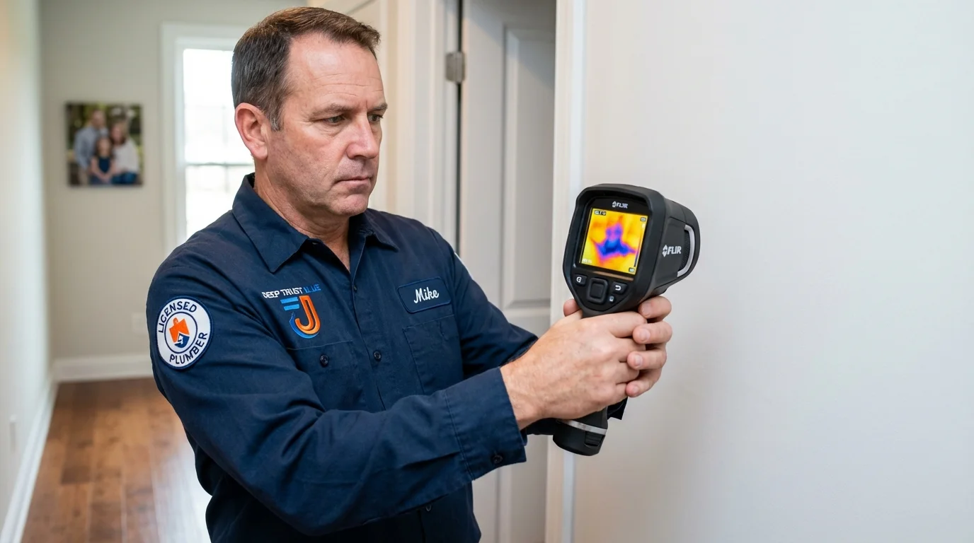 Thermal imaging leak detection by Johns Plumbing LLC in Energy